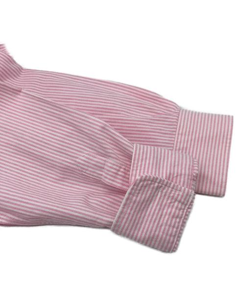 POLO RALPH LAUREN（ポロ・ラルフローレン）POLO RALPH LAUREN (ポロ・ラルフローレン) ストライプシャツ　コットンシャツ ピンク サイズ:Lの古着・服飾アイテム