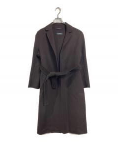 定価1万9千円 数回着用(^-^) fog リネン コート カーディガン ローブ fog linen work（フォグリネンワーク） LOTTE COAT BLACK ロッテ