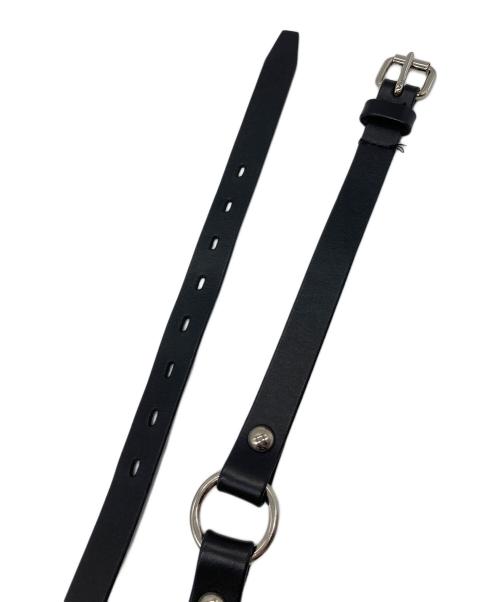 Hysteric Glamour（ヒステリックグラマー）Hysteric Glamour (ヒステリックグラマー) ロゴミックススリムベルト ブラック サイズ:実寸参照の古着・服飾アイテム