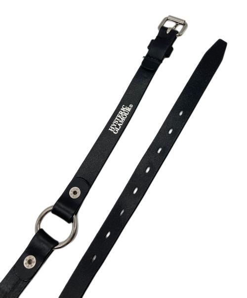 Hysteric Glamour（ヒステリックグラマー）Hysteric Glamour (ヒステリックグラマー) ロゴミックススリムベルト ブラック サイズ:実寸参照の古着・服飾アイテム