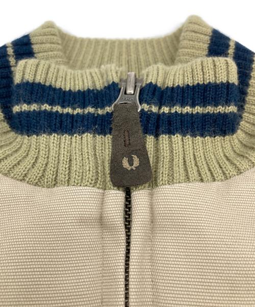 FRED PERRY（フレッドペリー）FRED PERRY (フレッドペリー) 90’S ボンバージャケット　90年代 ベージュ サイズ:Sの古着・服飾アイテム