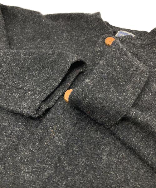 45rpm（45アールピーエム）45rpm (45アールピーエム) 裾ライン ウールカーディガン グレー サイズ:2の古着・服飾アイテム