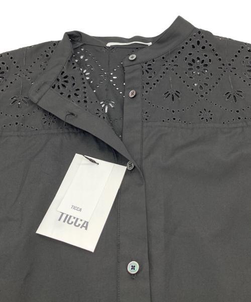 ticca（ティッカ）TICCA (ティッカ) レースフレンチワンピース　26SS グレー サイズ:FREE 未使用品の古着・服飾アイテム