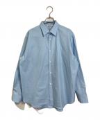 AURALEEオーラリー）の古着「WASHED FINX TWILL SHIRT 長袖シャツ　26SS」｜ブルー