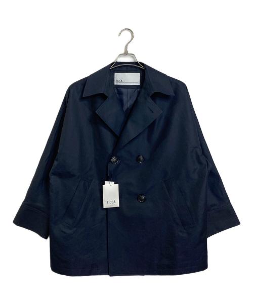ticca（ティッカ）TICCA (ティッカ) miniテントトレンチコート ネイビー サイズ:1 未使用品の古着・服飾アイテム