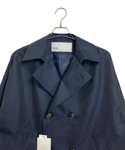 ticca（ティッカ）TICCA (ティッカ) miniテントトレンチコート ネイビー サイズ:1 未使用品の古着・服飾アイテム