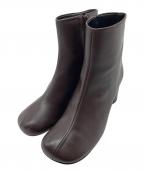 PELLICO SUNNYペリーコサニー）の古着「short boots  ショートブーツ　レザーブーツ」｜ブラウン