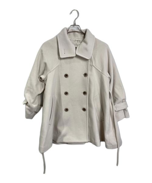 COCODEAL（ココディール）COCODEAL (ココディール) スタンドカラーミドル丈トレンチコート　ショートコート ベージュ サイズ:2の古着・服飾アイテム
