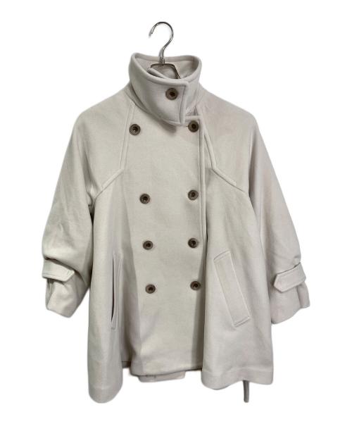 COCODEAL（ココディール）COCODEAL (ココディール) スタンドカラーミドル丈トレンチコート　ショートコート ベージュ サイズ:2の古着・服飾アイテム