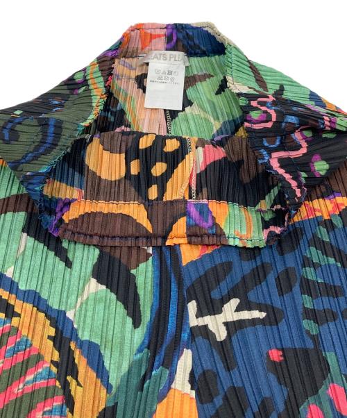 PLEATS PLEASE（プリーツプリーズ）PLEATS PLEASE (プリーツプリーズ) SNOWRUNNER プリーツパンツ　日本製　総柄 マルチカラー サイズ:3の古着・服飾アイテム