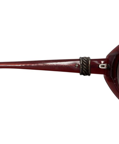 DAVID YURMAN（デヴィッド・ヤーマン）david yurman (デヴィッド・ヤーマン) サングラス　ハンドメイドアイウェア レッド サイズ:58□19−135の古着・服飾アイテム