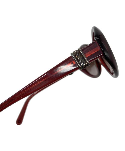 DAVID YURMAN（デヴィッド・ヤーマン）david yurman (デヴィッド・ヤーマン) サングラス　ハンドメイドアイウェア レッド サイズ:58□19−135の古着・服飾アイテム