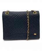 BALLYバリー）の古着「チェーン ショルダークロスボディーバッグ」｜ブラック