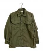 US ARMYユーエスアーミー）の古着「【古着】SHIRT FLYERS/70’Sヘリクルーシャツ　71年製　GRIPPERジッパー　チンストラップ」｜グリーン