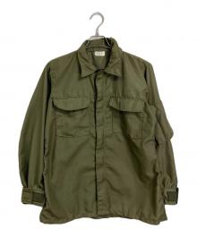US ARMY（ユーエスアーミー）の古着「【古着】SHIRT FLYERS/70’Sヘリクルーシャツ　71年製　GRIPPERジッパー　チンストラップ」｜グリーン