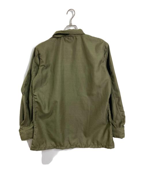 US ARMY（ユーエスアーミー）US ARMY (ユーエスアーミー) 【古着】SHIRT FLYERS/70’Sヘリクルーシャツ　71年製　GRIPPERジッパー　チンストラップ グリーン サイズ:MEDIUM-REGULARの古着・服飾アイテム