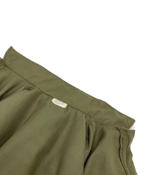 US ARMY（ユーエスアーミー）US ARMY (ユーエスアーミー) 【古着】SHIRT FLYERS/70’Sヘリクルーシャツ　71年製　GRIPPERジッパー　チンストラップ グリーン サイズ:MEDIUM-REGULARの古着・服飾アイテム