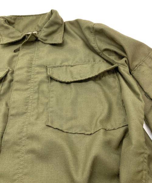 US ARMY（ユーエスアーミー）US ARMY (ユーエスアーミー) 【古着】SHIRT FLYERS/70’Sヘリクルーシャツ　71年製　GRIPPERジッパー　チンストラップ グリーン サイズ:MEDIUM-REGULARの古着・服飾アイテム