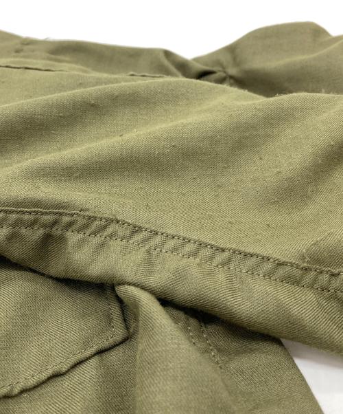 US ARMY（ユーエスアーミー）US ARMY (ユーエスアーミー) 【古着】SHIRT FLYERS/70’Sヘリクルーシャツ　71年製　GRIPPERジッパー　チンストラップ グリーン サイズ:MEDIUM-REGULARの古着・服飾アイテム