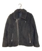 ALL SAINTSオールセインツ）の古着「Kentaro Biker Sherpa Jacket」｜ブラウン