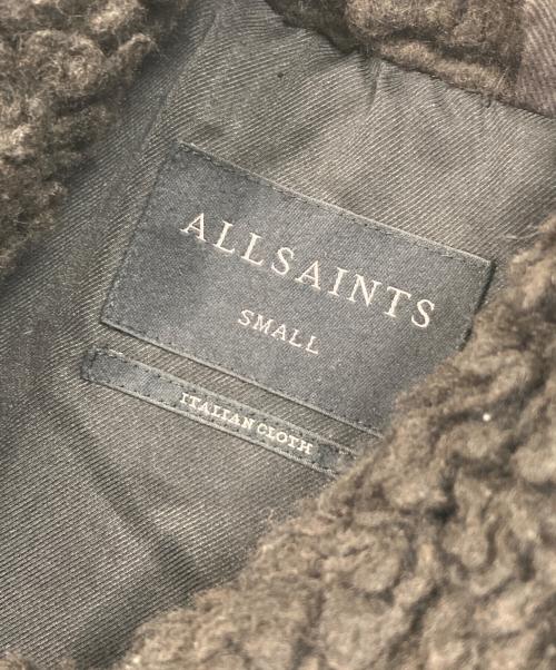 ALL SAINTS（オールセインツ）ALL SAINTS (オールセインツ) Kentaro Biker Sherpa Jacket ブラウン サイズ:Sの古着・服飾アイテム