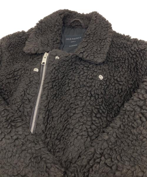 ALL SAINTS（オールセインツ）ALL SAINTS (オールセインツ) Kentaro Biker Sherpa Jacket ブラウン サイズ:Sの古着・服飾アイテム