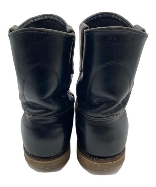 RED WING（レッドウィング）RED WING (レッドウィング) ペコスブーツ　レザーブーツ　USA製 ブラック サイズ:実寸参照の古着・服飾アイテム