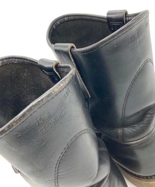 RED WING（レッドウィング）RED WING (レッドウィング) ペコスブーツ　レザーブーツ　USA製 ブラック サイズ:実寸参照の古着・服飾アイテム