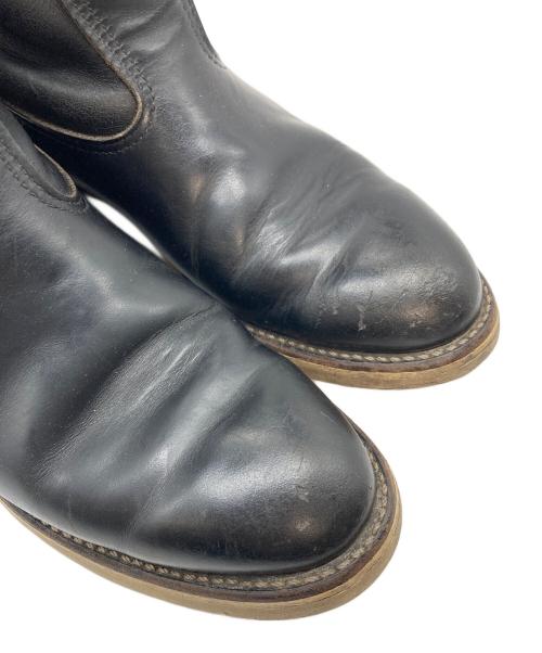 RED WING（レッドウィング）RED WING (レッドウィング) ペコスブーツ　レザーブーツ　USA製 ブラック サイズ:実寸参照の古着・服飾アイテム