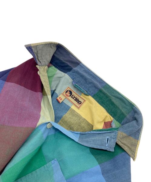 NIGEL CABOURN（ナイジェルケーボン）NIGEL CABOURN (ナイジェルケーボン) 半袖チェックシャツ　コットンシャツ マルチカラー サイズ:52の古着・服飾アイテム