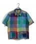 NIGEL CABOURN（ナイジェルケーボン）の古着「半袖チェックシャツ　コットンシャツ」｜マルチカラー