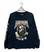 glamb×hideグラム×ヒデ）の古着「コラボプリントカットソー/バンドTシャツ」｜ブラック