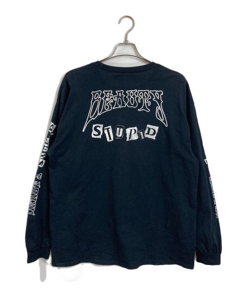 glamb（グラム）glamb (グラム) hide (ヒデ) コラボプリントカットソー/バンドTシャツ ブラック サイズ:Mの古着・服飾アイテム