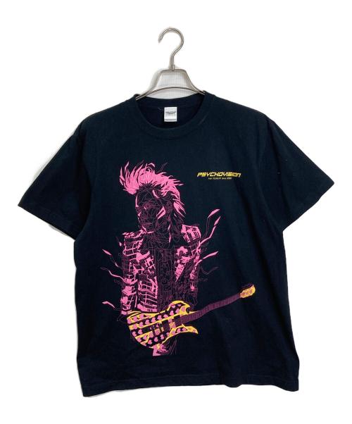PSYCHO VISION（サイコビジョン）psycho vision (サイコビジョン) 【古着】アニメTシャツ hide MUSEUM Since 2000 横浜限定 ブラック サイズ:Lの古着・服飾アイテム