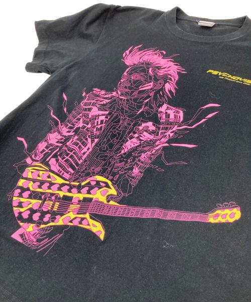 PSYCHO VISION（サイコビジョン）psycho vision (サイコビジョン) 【古着】アニメTシャツ hide MUSEUM Since 2000 横浜限定 ブラック サイズ:Lの古着・服飾アイテム