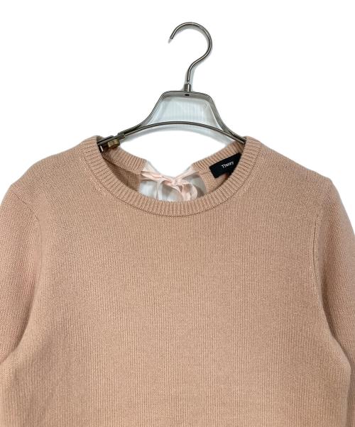 theory（セオリー）theory (セオリー) SALOMINA カシミヤ100％ニット ピンク サイズ:Sの古着・服飾アイテム