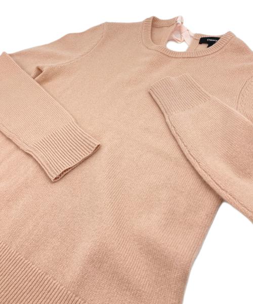 theory（セオリー）theory (セオリー) SALOMINA カシミヤ100％ニット ピンク サイズ:Sの古着・服飾アイテム