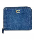COACHコーチ）の古着「ビルフォールドウォレット　折りたたみ財布」｜インディゴ