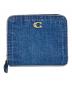 COACH（コーチ）の古着「ビルフォールドウォレット　折りたたみ財布」｜インディゴ