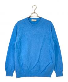 TOMORROW LAND tricot（トゥモローランド トリコ）の古着「WOOL CREW NECK」｜スカイブルー