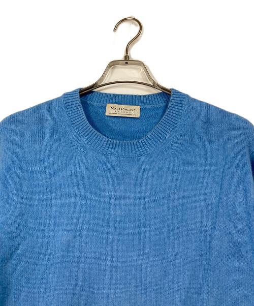 TOMORROW LAND tricot（トゥモローランド トリコ）TOMORROW LAND tricot (トゥモローランド トリコ) WOOL CREW NECK スカイブルー サイズ:XLの古着・服飾アイテム