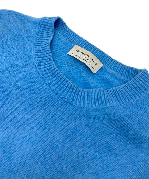 TOMORROW LAND tricot（トゥモローランド トリコ）TOMORROW LAND tricot (トゥモローランド トリコ) WOOL CREW NECK スカイブルー サイズ:XLの古着・服飾アイテム