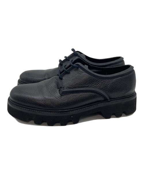 EMPORIO ARMANI（エンポリオ アルマーニ）EMPORIO ARMANI (エンポリオ アルマーニ) ダービーシューズ ブラック サイズ:US8の古着・服飾アイテム