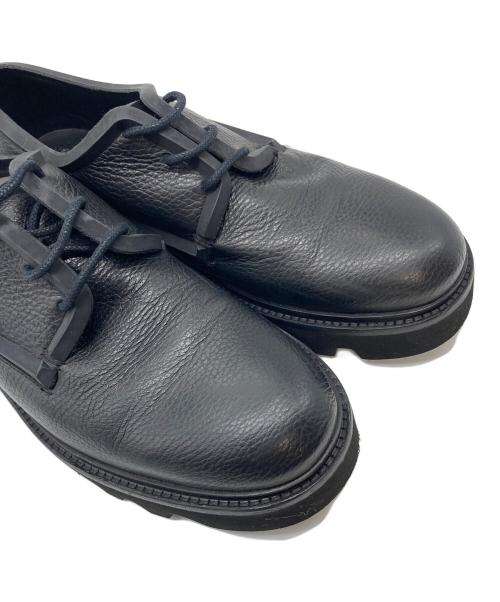 EMPORIO ARMANI（エンポリオ アルマーニ）EMPORIO ARMANI (エンポリオ アルマーニ) ダービーシューズ ブラック サイズ:US8の古着・服飾アイテム