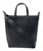 FUJITAKAフジタカ）の古着「ショルダー付トートバッグ」｜ブラック