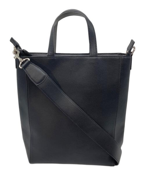 FUJITAKA（フジタカ）FUJITAKA (フジタカ) ショルダー付トートバッグ ブラックの古着・服飾アイテム