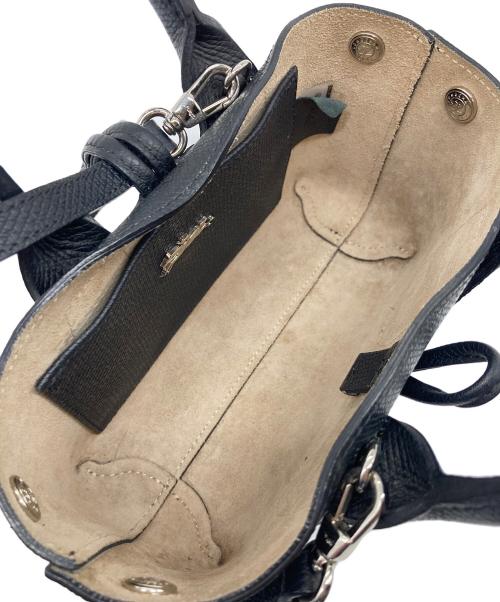 LONGCHAMP（ロンシャン）LONGCHAMP (ロンシャン) ロゾトップハンドルバッグXS ブラックの古着・服飾アイテム