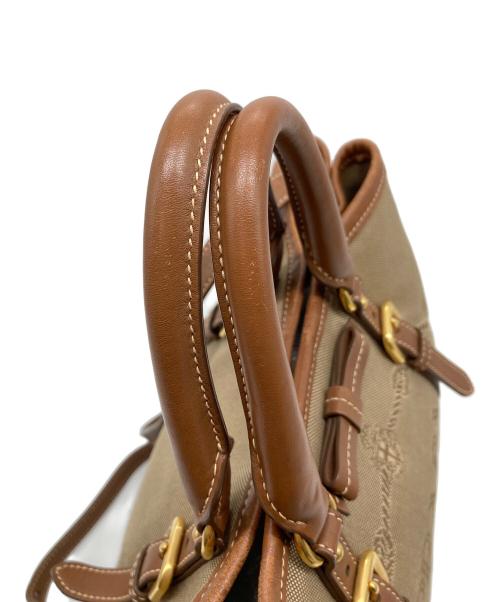 PRADA（プラダ）PRADA (プラダ) 2WAYショルダーバッグ　ハンドバッグ ベージュ×ブラウン サイズ:実寸参照の古着・服飾アイテム