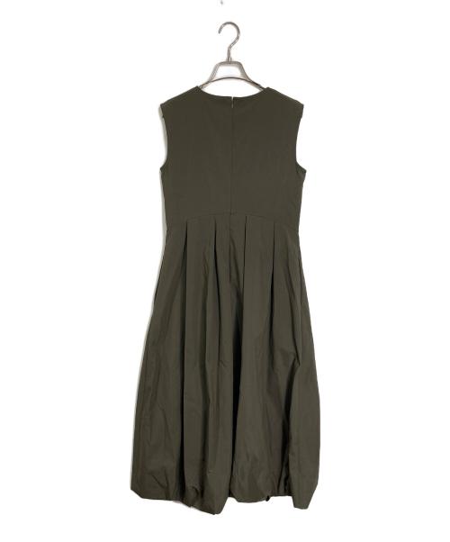 LOUNIE（ルーニー）LOUNIE (ルーニー) ノースリーブバルーンワンピース オリーブ サイズ:36の古着・服飾アイテム