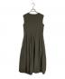LOUNIE (ルーニー) ノースリーブバルーンワンピース オリーブ サイズ:36：5000円